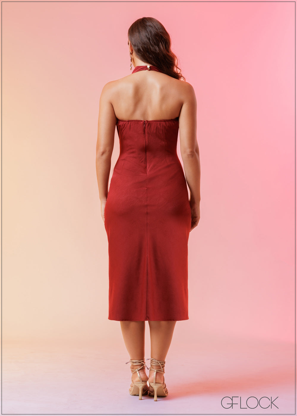 Cowl Neck Detailed Dress - 120225