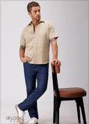 Normal Collar Short Sleeve Shirt - 110326M