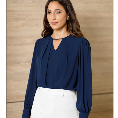 Long Sleeve Front Detail Top - 090824