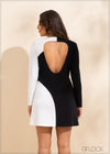 Color Block Dress - 130223