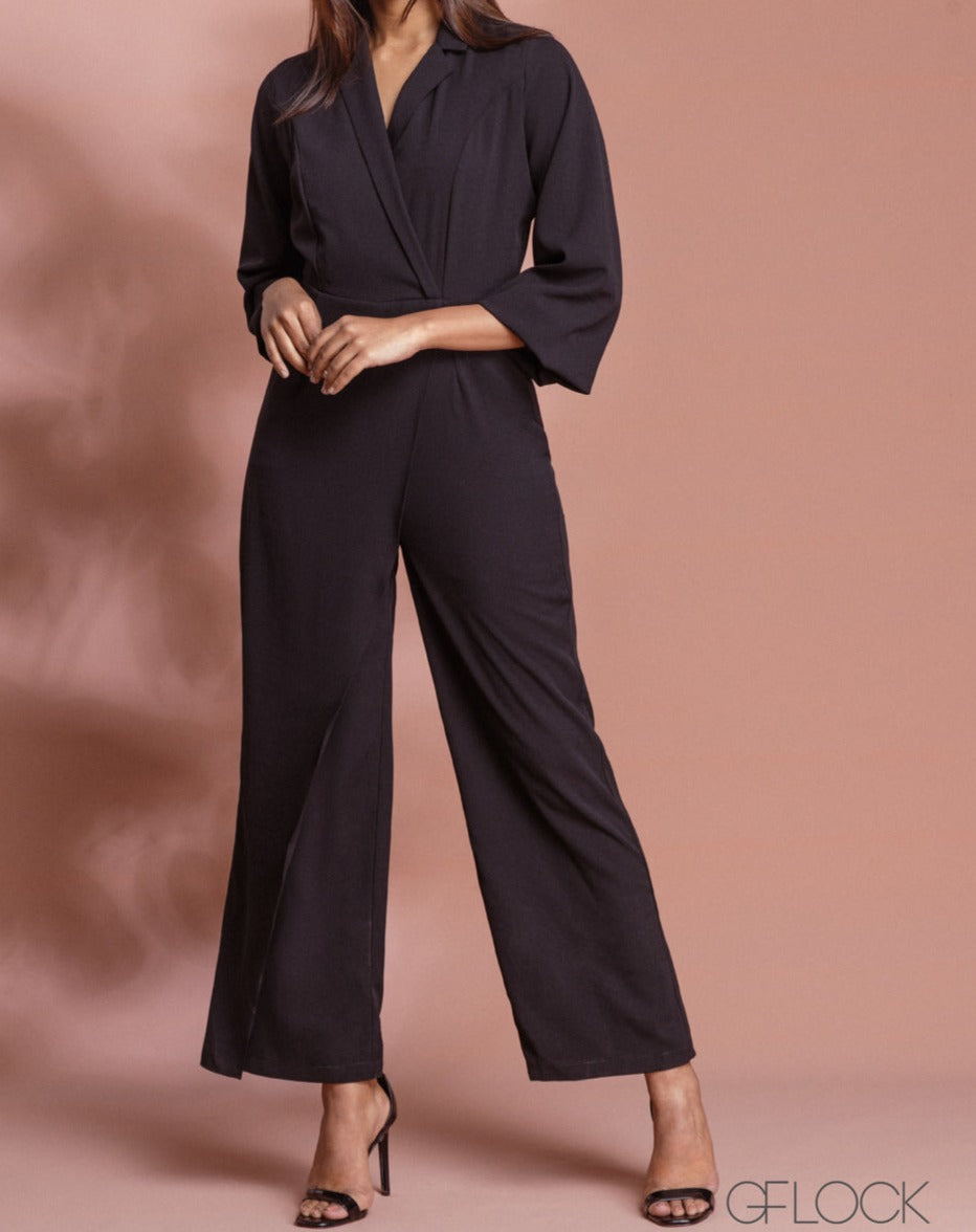 Tailored Panel Jumpsuit - 2901