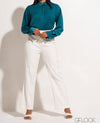 Oversized Satin Shirt - 241022