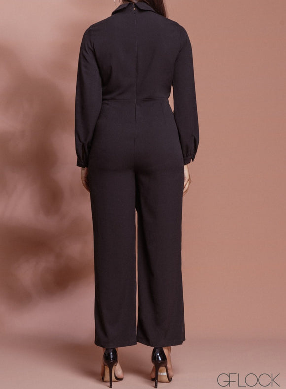 Tailored Panel Jumpsuit - 2901