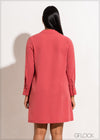Long Sleeve Shirt Dress - 241022