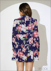 Tiered Floral Mini Dress - 260922