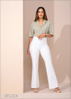 High Waist Bootleg Pant - 270123