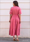 Tiered Linen Maxi Dress - 1901