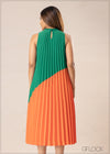 Pleat Detailed Dress - 280922