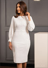 Dress With Front Button Detail - WWC1221