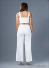 High Waisted Straight Leg Pant - 100223