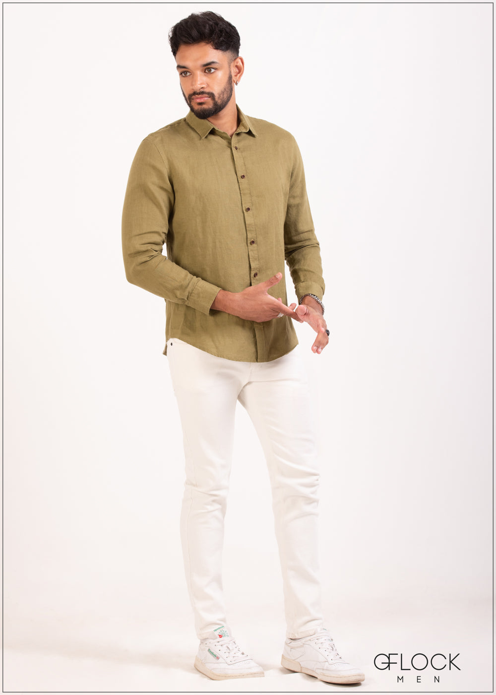 Oversized Long Sleeve Satin Shirt - 260224 