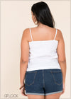 Strappy Linen Cami - GFLOCK.LK