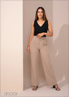 High Waist Pant With Pleats - 270123