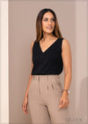 High Waist Pant With Pleats - 270123