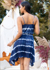 Shark Hem Tie Dye Dress - 1401
