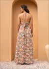 Twist Detail Halter Maxi Dress - 170223