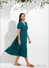 Tiered Shirred Waist Dress - 2805
