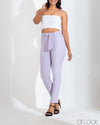 Paper Bag Waist Cigarette Pant - 101022