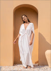 Draped Braid Detail Kaftan - 230123