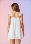 Frill Detail Mini Dress - 211122