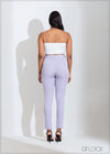 Paper Bag Waist Cigarette Pant - 101022