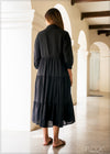 Tiered Maxi Shirt Dress - 221222