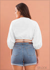 Raglan Sleeve Detail Top - 270323