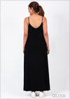 Strappy Knit Maxi Dress - CB1221