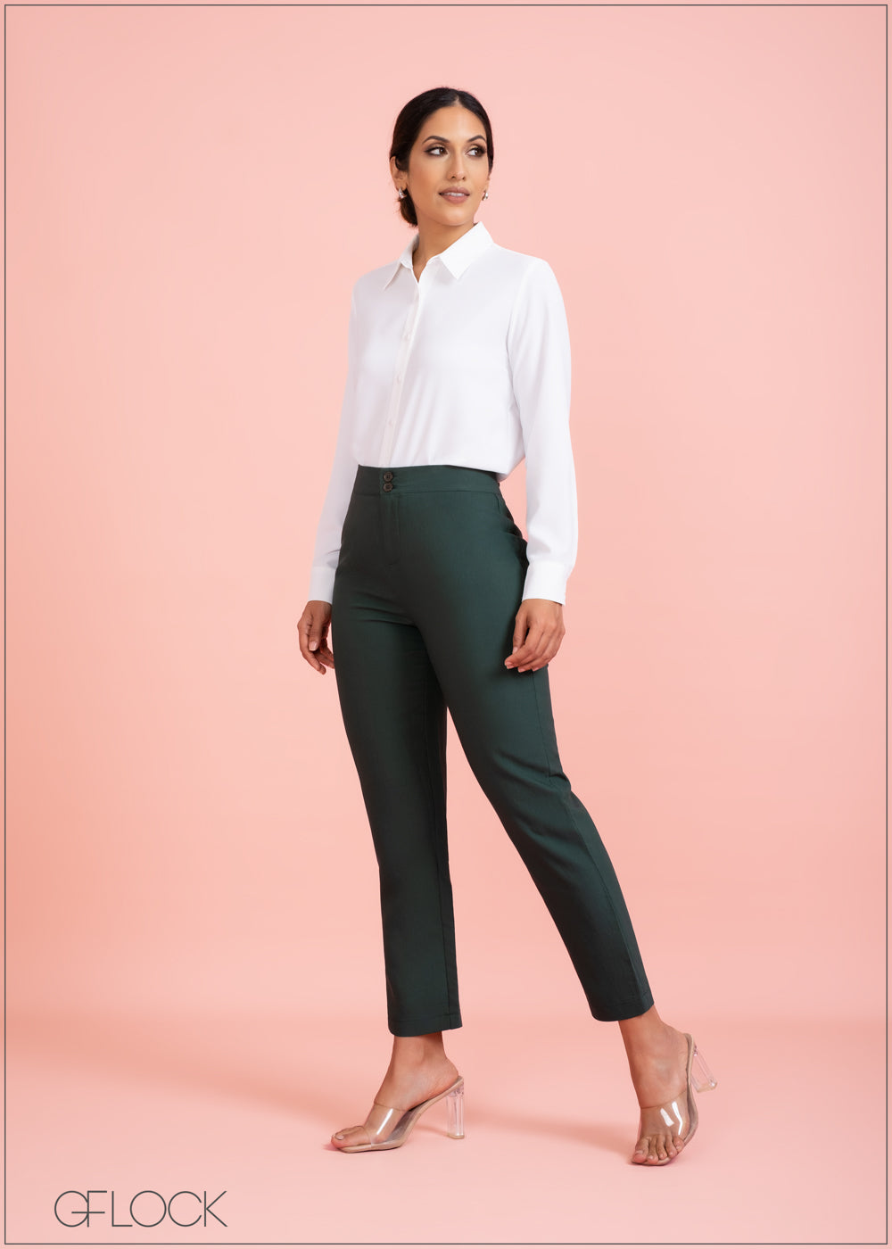 High Waist Cigarette Pant - 270223