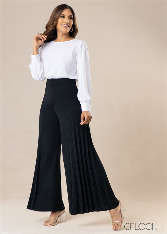 Side Pleated Pant - 280922