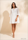 Broderie Anglaise Dress - 130223