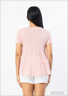 Tiered Knit Top - 021222