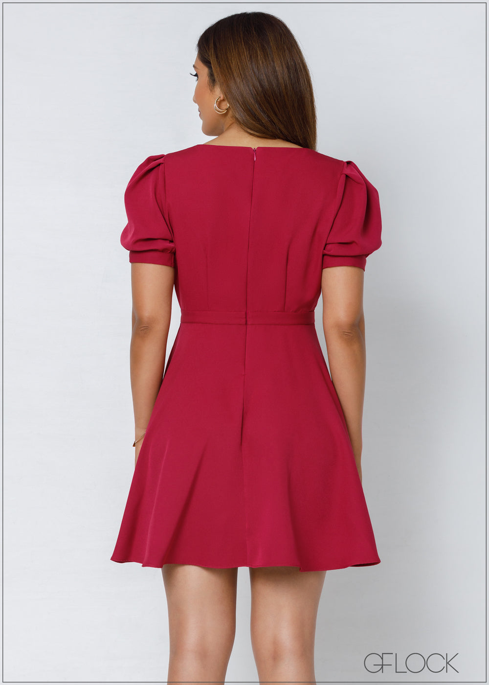 Puff Sleeve Dress - 2208