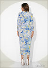 Printed Wrap Dress - 260922