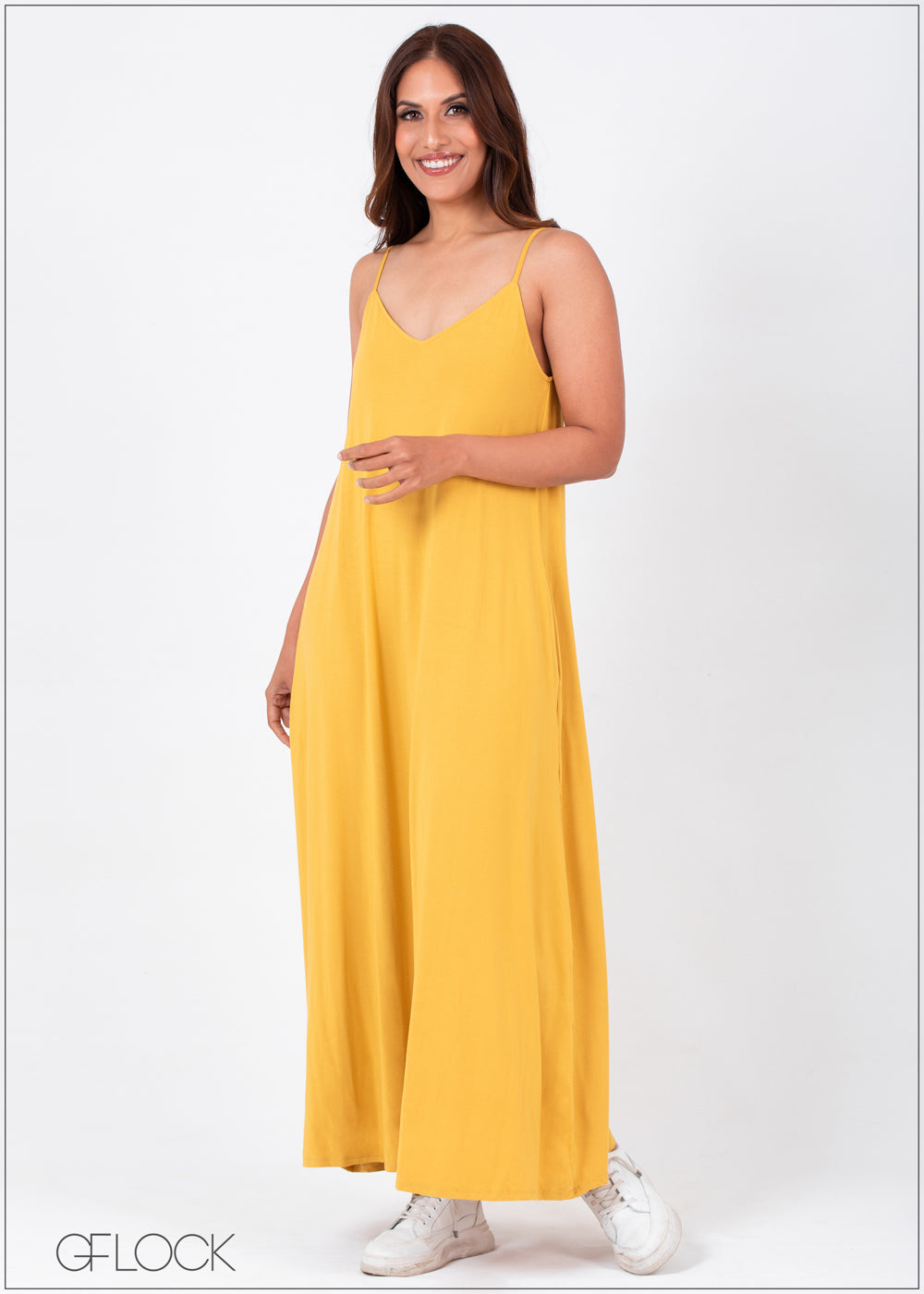 Strappy Knit Maxi Dress - CB1221