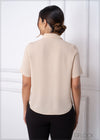 Short Sleeve Basic Shirt - 240223