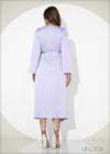 Wrap Around Satin Dress - 260922