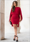Mini Cape Dress - 1104