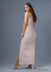 Halter Neckline Maxi Dress - 100223