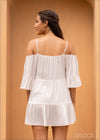 Butterfly Sleeve Tunic Dress - 170223