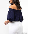 Smocked Detail Top - 1208