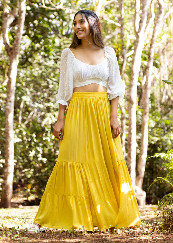Tiered Maxi Skirt - 261122