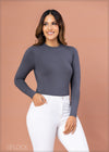 Basic Long Sleeve Top - 121222