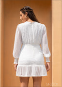 Swiss Dot Mini Dress - 170223