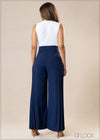 Side Pleated Pant - 280922