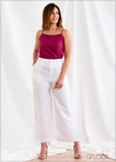 Linen Cami Top - Linen 2501