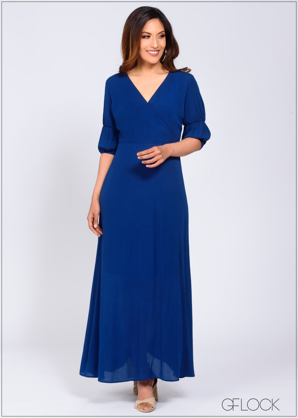 Front Wrap Maxi Dress - 368