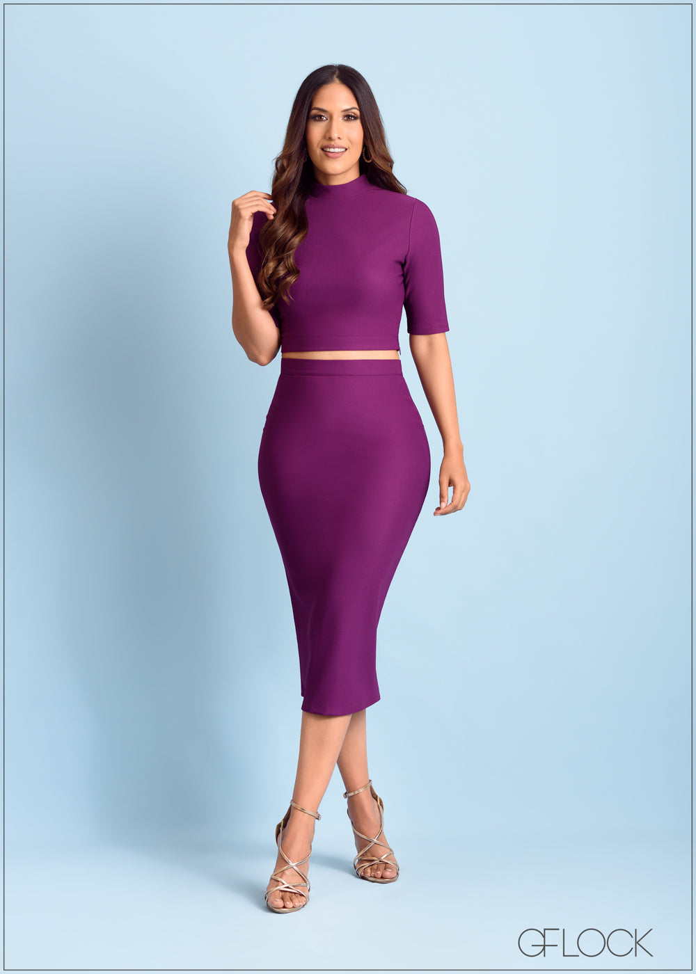 High Waisted Pencil Skirt - 300323