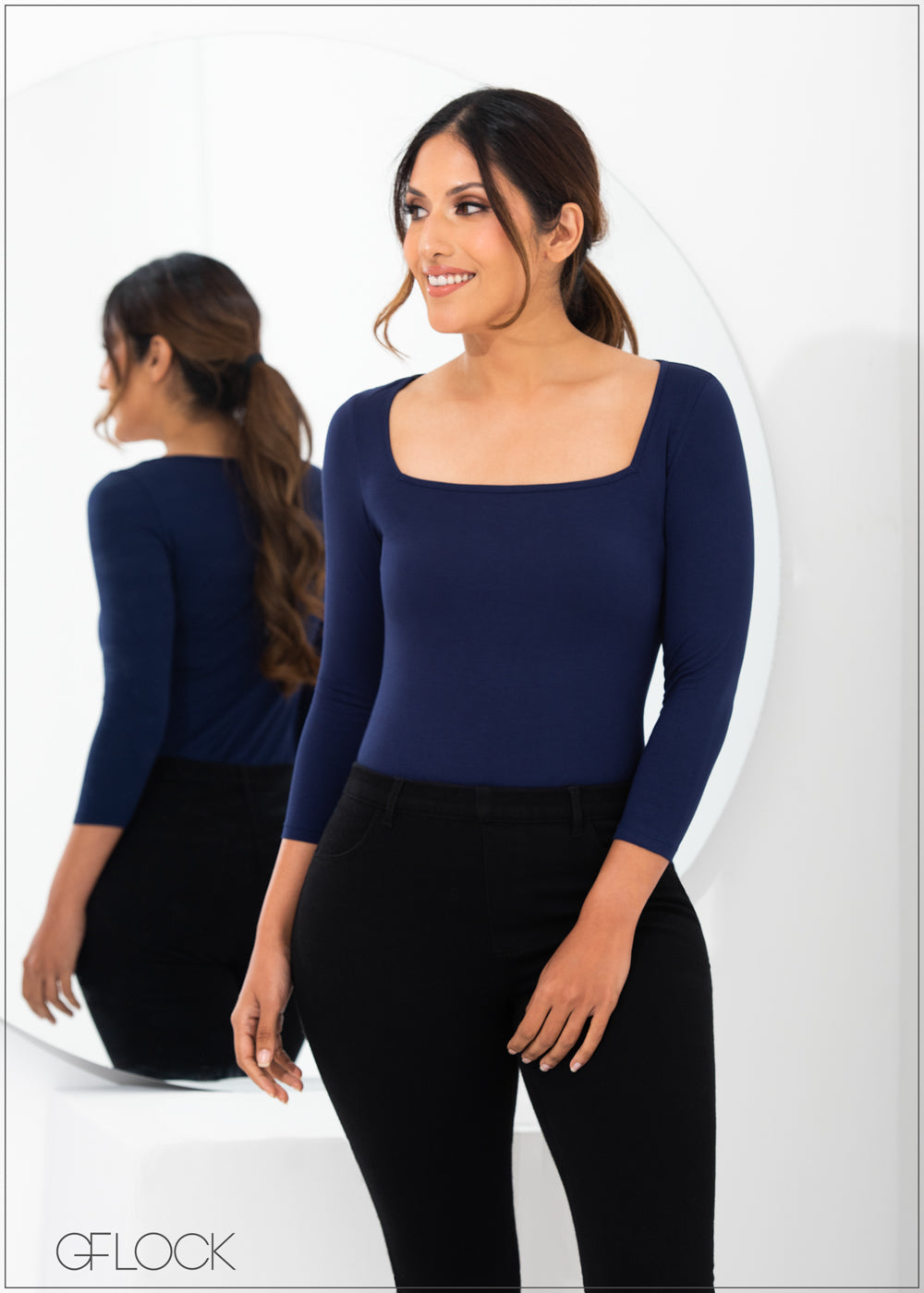 Square Neck Top - 261222