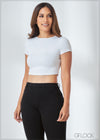 Basic Cropped Tee - 170922